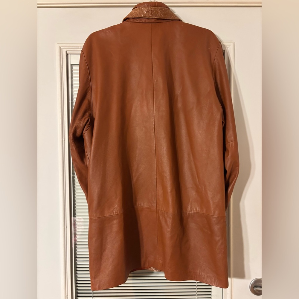 Talk of the Walk Vintage Brown Leather Jacket - Picture 14 of 14